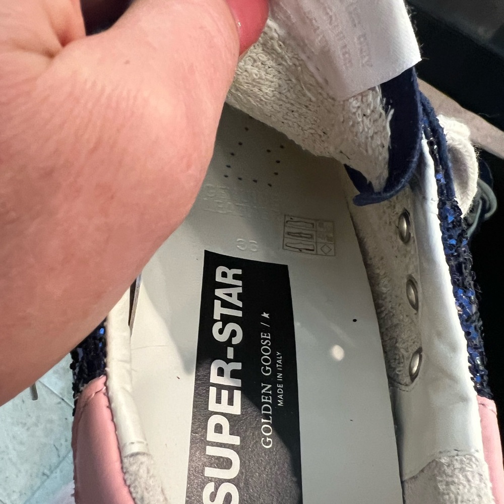 Golden Goose Superstar Leather Glitter Low Top Sneakers - Picture 13 of 13